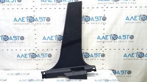 Lower right center pillar trim for Nissan Rogue Sport 17-22, black, with plug, scratches