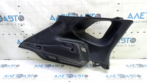 Left upper arch trim for a 2022 Nissan Rogue Sport, black, scratches