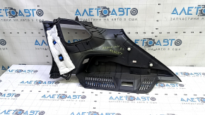 Left upper arch trim for a 2022 Nissan Rogue Sport, black, scratches