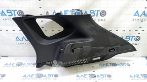 Right upper arch trim for a 2022 Nissan Rogue Sport, black, scratches
