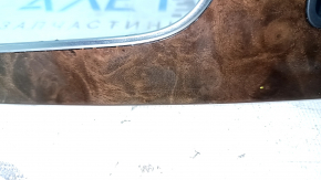 Right center console insert for Audi Q5 80A 18-20, walnut root wood, scratches