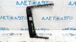 Right center console insert for Audi Q5 80A 18-20, walnut root wood, scratches