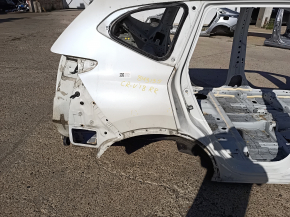 Honda CRV 17-22 rear right quarter panel on the body, white, with bumps, non-factory hole