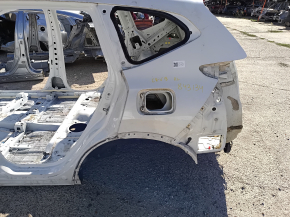 Quarter wing rear left Honda CRV 17-22 on the body, white, bumpers