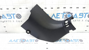 Lower right front pillar trim for Nissan Rogue Sport 17-22, black, scratches