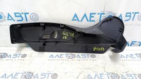 Right side passenger seat trim for Audi Q5 80A 18-24, black, electrically powered, scratches