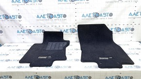 Set of floor mats for Nissan Rogue Sport 17-22, cloth, black, for cleaning