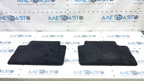 Set of floor mats for Nissan Rogue Sport 17-22, cloth, black, for cleaning