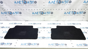 Set of floor mats for Nissan Rogue Sport 17-22, cloth, black, for cleaning