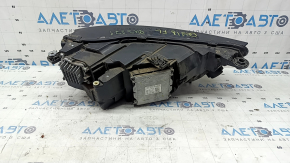 Left front headlight assembly for Audi Q5 80A 18-20 LED, sand, cracks in the glass
