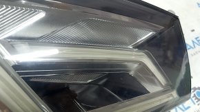 Left front headlight assembly for Audi Q5 80A 18-20 LED, sand, cracks in the glass