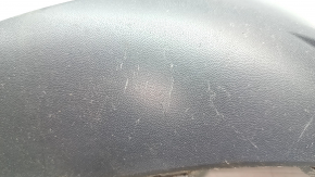 Left front bumper lip Volkswagen ID.4 21-22 structure, black, scratches, crack, cracked mount, broken mount