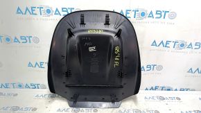 Rear driver's seat backrest trim for Audi Q5 80A 18-24, black, with mesh, broken latch, scratches