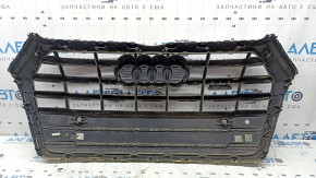 Audi Q5 80A 18-20 radiator grille assembly, with emblems, chrome, without parking sensors, sand, bumpers
