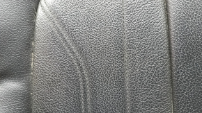Driver's seat upholstery, upper part, Audi Q5 80A 18-20 leather, black, heated, microcrack, light scratch