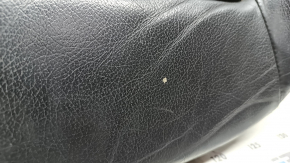 Driver's seat upholstery, lower part, Audi Q5 80A 18-20 leather, black, heated, dry-cleanable, dented, worn