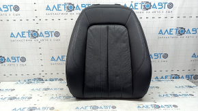 Audi Q5 80A 18-20 leather passenger seat upholstery, upper part, black, heated, minor scratches