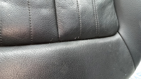Audi Q5 80A 18-20 leather passenger seat trim, lower part, black, heated, dented, needs cleaning