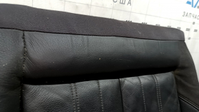 Audi Q5 80A 18-20 leather passenger seat trim, lower part, black, heated, dented, needs cleaning