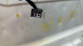 Audi Q5 80A 18-20 leather passenger seat trim, lower part, black, heated, dented, needs cleaning