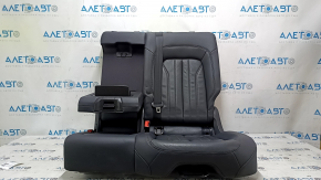 Rear seats, 2nd row, left, Audi Q5 80A 18-20, black leather, Standard, with armrest, with belt, heated, scratches