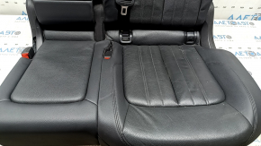 Rear seats, 2nd row, left, Audi Q5 80A 18-20, black leather, Standard, with armrest, with belt, heated, scratches