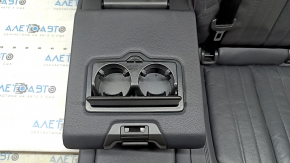 Rear seats, 2nd row, left, Audi Q5 80A 18-20, black leather, Standard, with armrest, with belt, heated, scratches