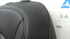 Audi Q5 80A 18-20 leather passenger seat upholstery, upper part, black, heated, minor scratches