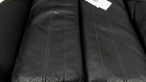 Driver's seat upholstery, lower part, Audi Q5 80A 18-20 leather, black, heated, dry-cleanable, dented, worn
