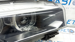 BMW X5 F15 14-18 right front headlight assembly, xenon adaptive, with mountings, scratches
