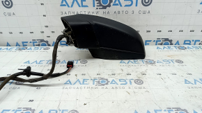 Left side mirror assembly for Audi Q5 80A 18-24V 15-pin, black, auto-dimming, turn signal, BSM, heated, scratches