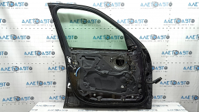 Front left door assembly BMW X5 F15 14-18 keyless, graphite A90, bumpers