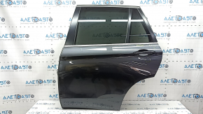 Rear left door assembly for BMW X5 F15 14-18, tinted, keyless, graphite A90, dented