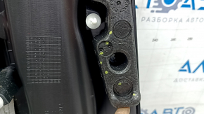 BMW X5 F15 14-18 black lower right center pillar trim under the air duct, scratches, foam has peeled off