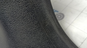 BMW X5 F15 14-18 black lower right center pillar trim under the air duct, scratches, foam has peeled off