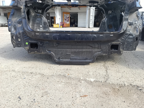 Audi A4 B9 17-20 rear panel, 2 parts, on the body, blue