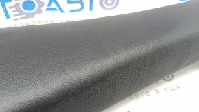 Rear seat side panel, 2nd row, right, BMW X5 F15 14-18, black Dakota leather, dented