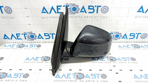 Left side mirror assembly for BMW X5 F15 14-18, 9 pins, heated, auto-dimming, camera, graphite, scratched