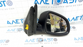 Right side mirror assembly for BMW X5 F15 14-18, 9 pins, turn signal, heated, auto-dimming, camera, graphite