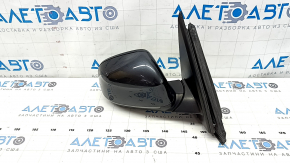 Right side mirror assembly for BMW X5 F15 14-18, 9 pins, turn signal, heated, auto-dimming, camera, graphite