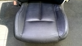 Nissan Rogue Sport 17-22 driver's seat without airbag, electric, heated, black leather, shot