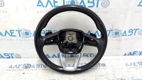 Audi Q5 80A 18-20 black leather steering wheel, heated, no buttons, scratches, paint stains