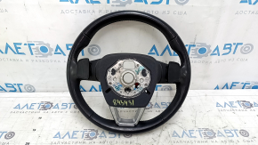 Audi Q5 80A 18-20 black leather steering wheel, heated, no buttons, scratches, paint stains