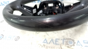 Audi Q5 80A 18-20 black leather steering wheel, heated, no buttons, scratches, paint stains