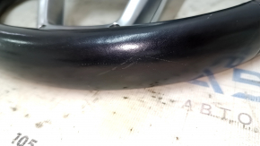 Audi Q5 80A 18-20 black leather steering wheel, heated, no buttons, scratches, paint stains