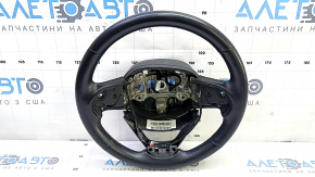 Jeep Cherokee KL 14-21 black leather steering wheel, heated, with lower pad, scratches