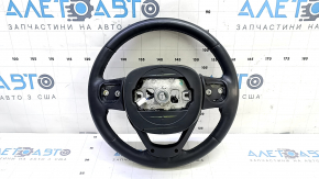 Jeep Cherokee KL 14-21 black leather steering wheel, heated, with lower pad, scratches