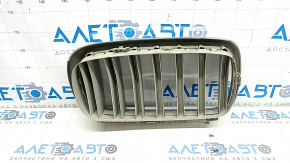 Radiator grill nostril left BMW X5 F15 14-18 Pure Excellence, crack, broken mount, sand