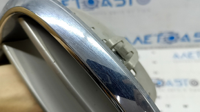 Radiator grill nostril left BMW X5 F15 14-18 Pure Excellence, crack, broken mount, sand