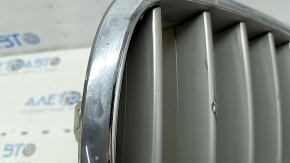 Right radiator grill nostril BMW X5 F15 14-18 Pure Excellence, cracks, broken fastening, sand